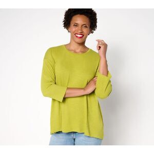 Fashion Women's Top Sz XL Sleeve A-Line Green A698990